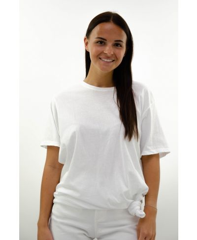 T-Shirt Nodo-Bianco-Weiss-Taglia Unica