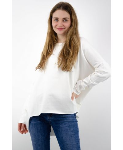 Sweater Smile Primavera-Panna-Taglia Unica