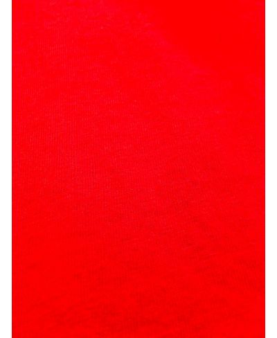 T-Shirt V-Neck-Rosso-Rot-Taglia Unica