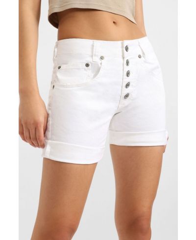 Shorts Five Buttons-Bianco-Weiss-XS