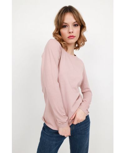 T-Shirt Paricollo-Rosa-Taglia Unica
