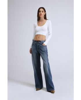 Jeans Large mit Gürtel
